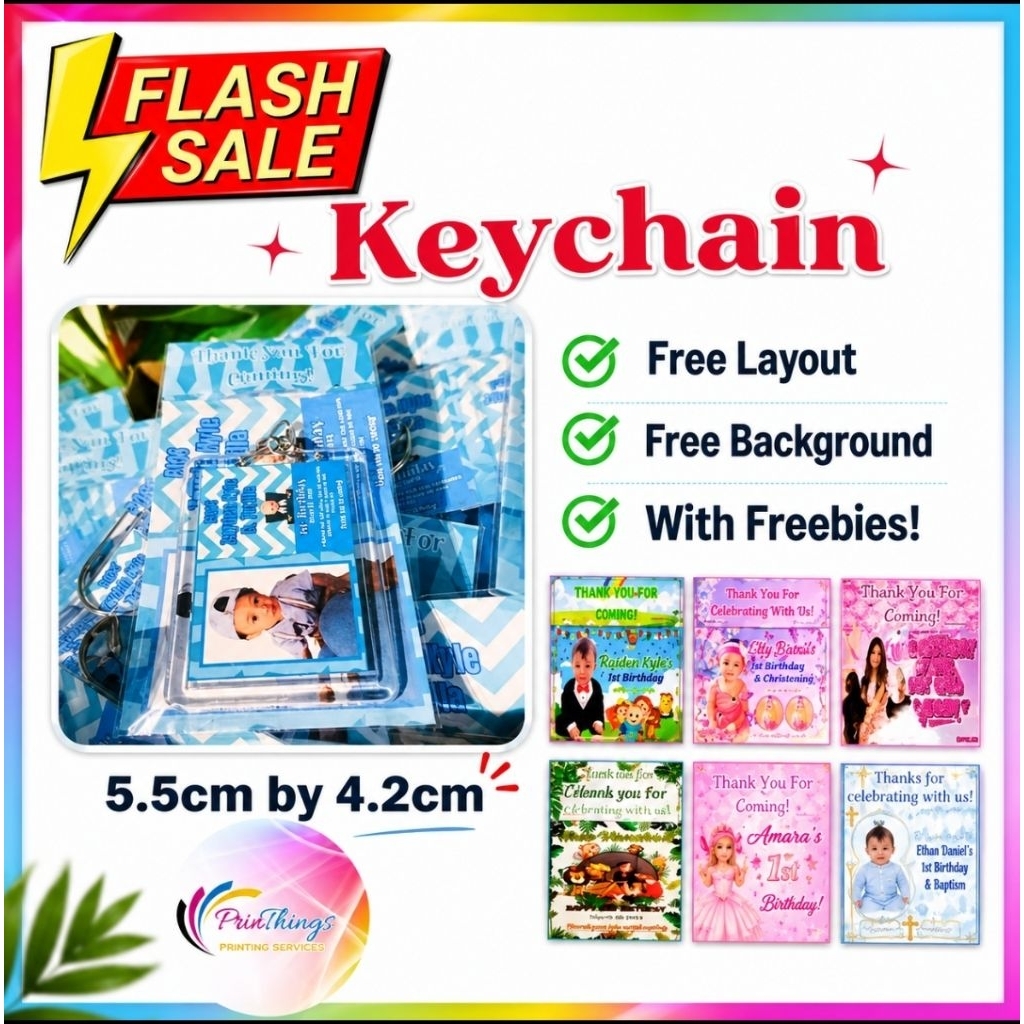 Keychain Souvenir or Giveaways Customize Personalized for Birthday ...