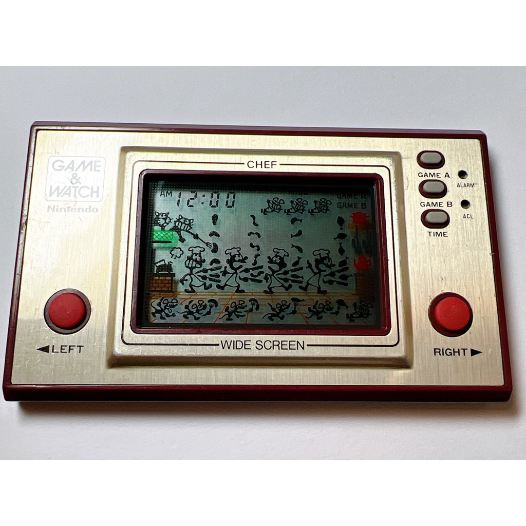 NINTENDO GAME AND & WATCH Chef Wide Screen 1981 Direct From Japan