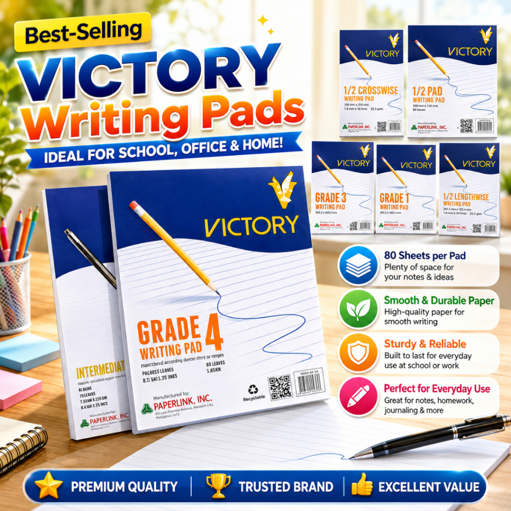 (DB) VICTORY ELEMENTARY WRITING PAD 1PAD FOR GRADE 1 2 3 4 SCHOOL ...