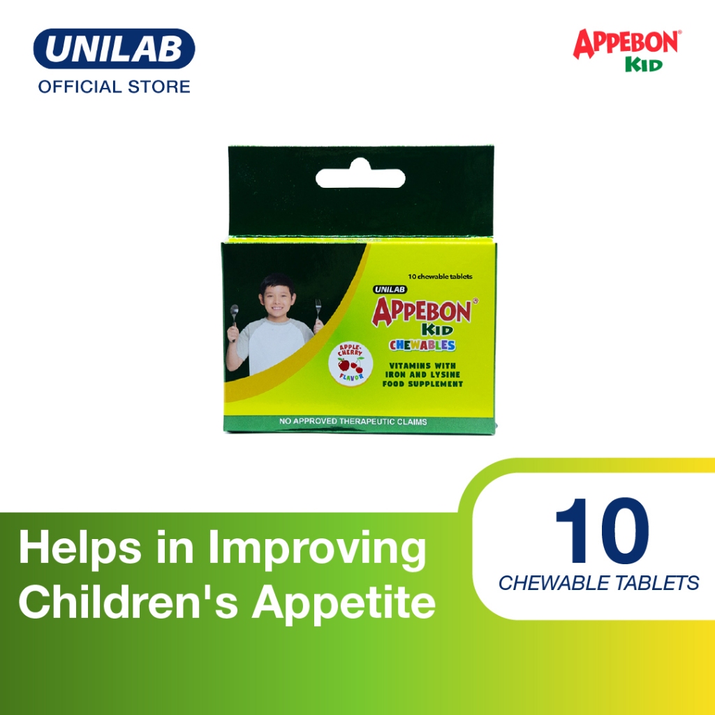 Appebon Kids Chewables Vitamins with Iron and Lysine Food Supplments ...