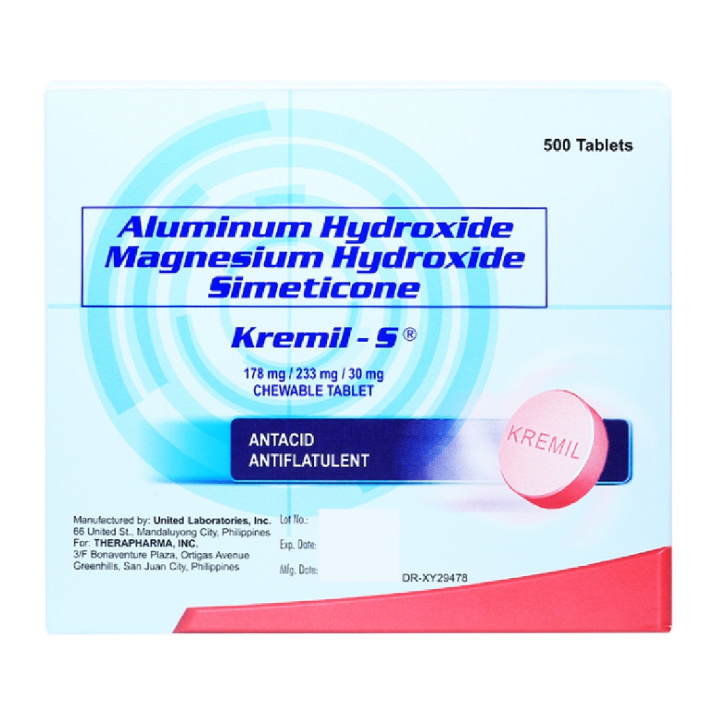 Kremil S 500 tablets - For All-Day Relief for Heartburn & Acid Reflux ...