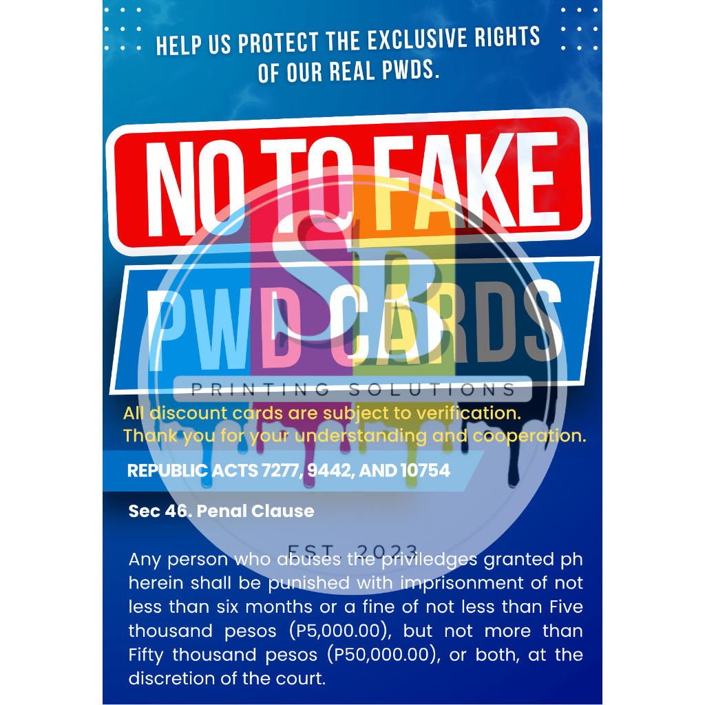 Shop pwd sign for Sale on Shopee Philippines
