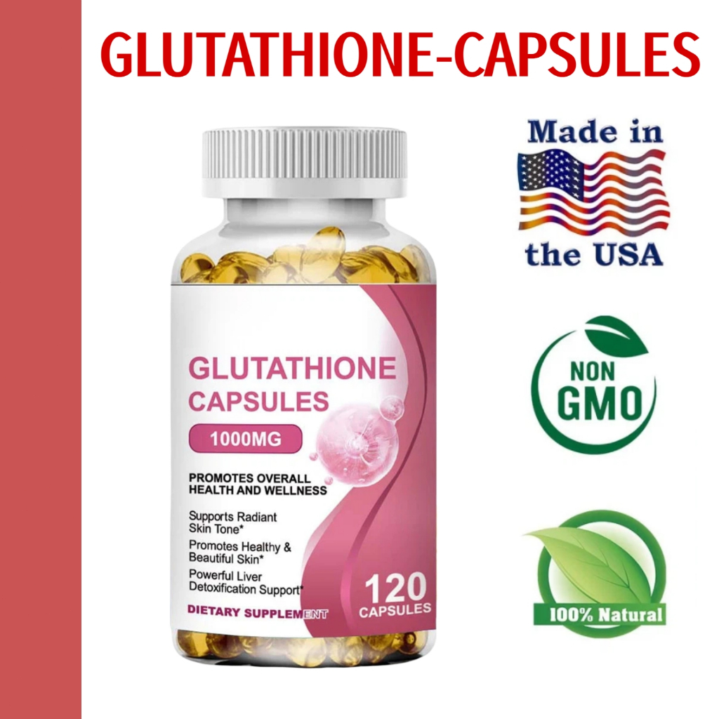 120 Capsules Kirkland Glutathione 1000mg for Brighter, More Radiant Skin
