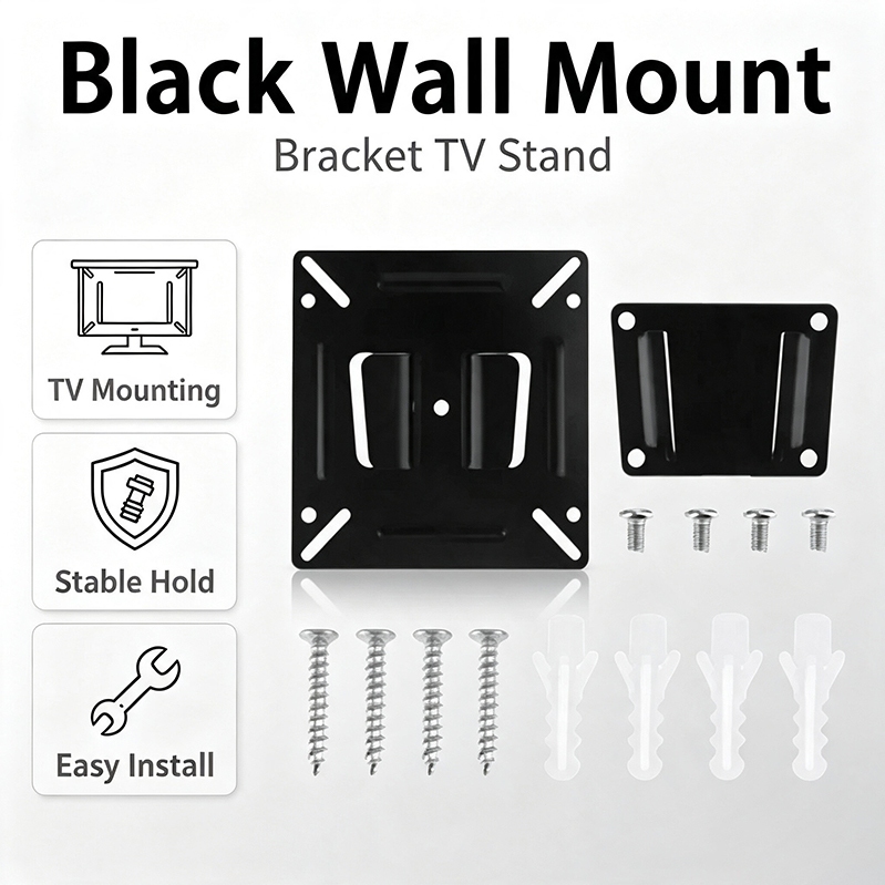 Wall Mount Bracket for LED LCD TV Monitor Flat Panel TV Frame 14 ~ 24 ...
