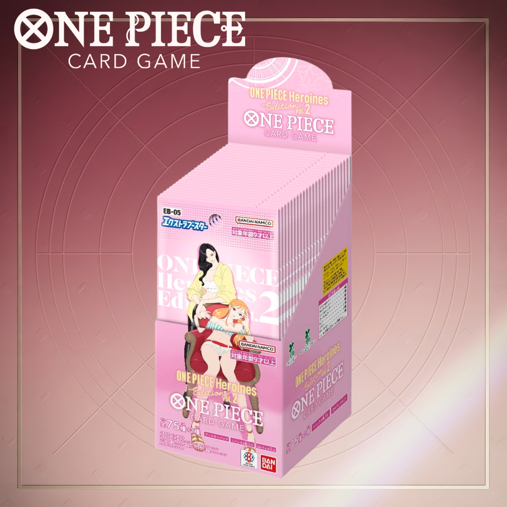 Bandai One Piece Card Game EB-05 Heroines Edition Vol. 2 Booster Box ...