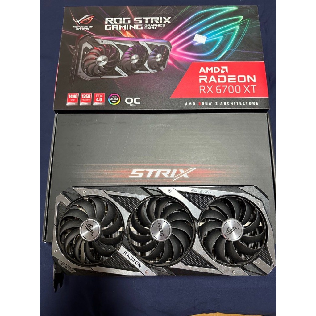 Brand New ASUS ROG Strix AMD Radeon RX 6700 XT OC Edition 12GB Gaming ...