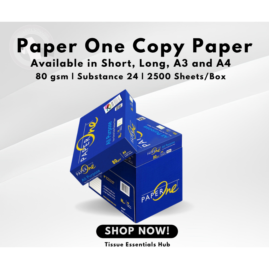 Paper One Copy Paper | 80 gsm | A4 Short Long | 2500s' | Copier Bond ...
