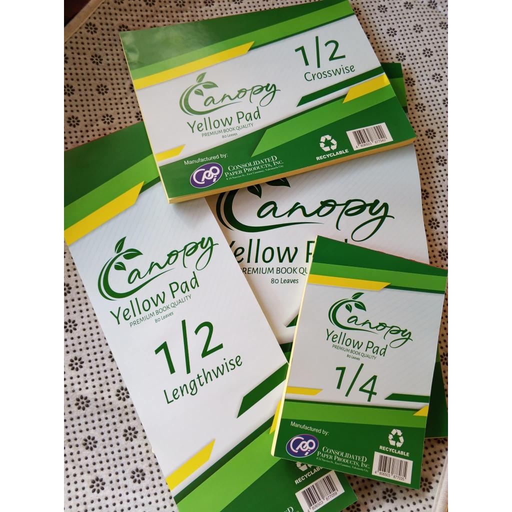 Shop yellow pad paper set 1 whole 1/4 1/2 for Sale on Shopee Philippines