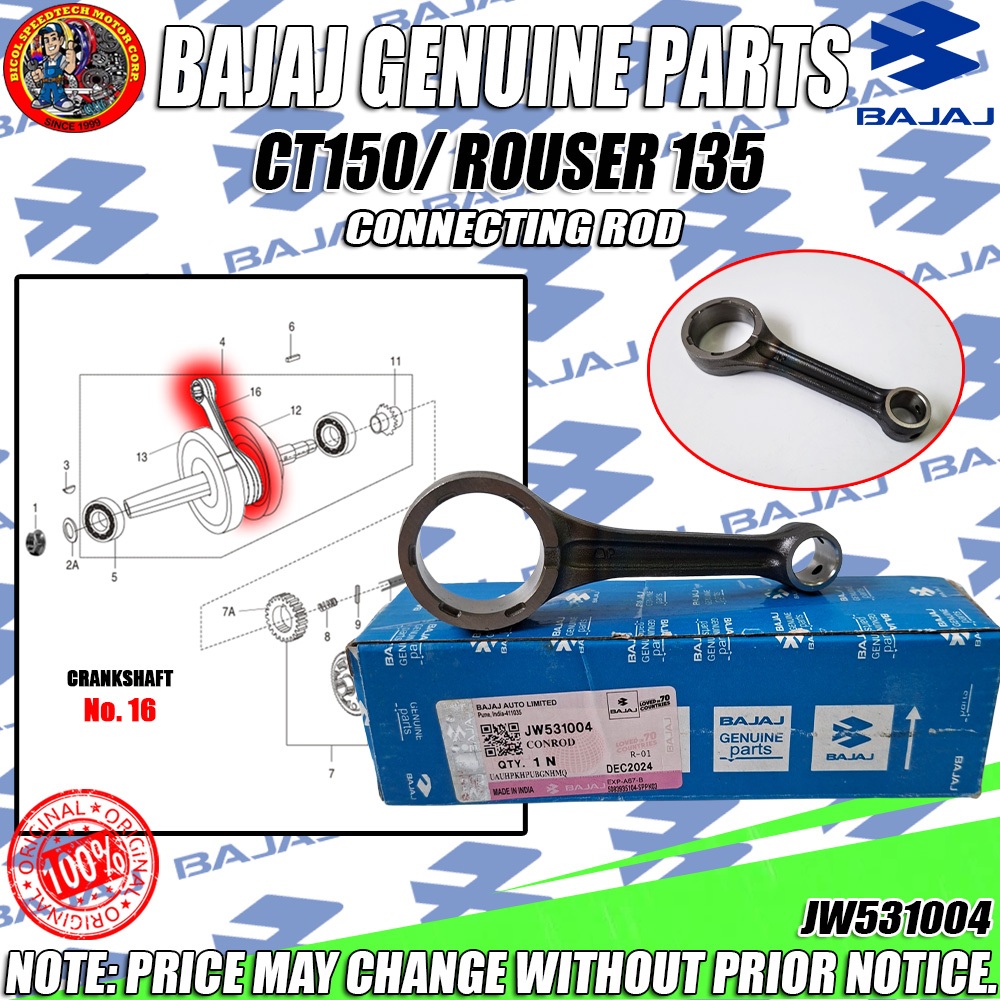 connecting rod - Best Prices and Online Promos - May 2026 | Shopee ...