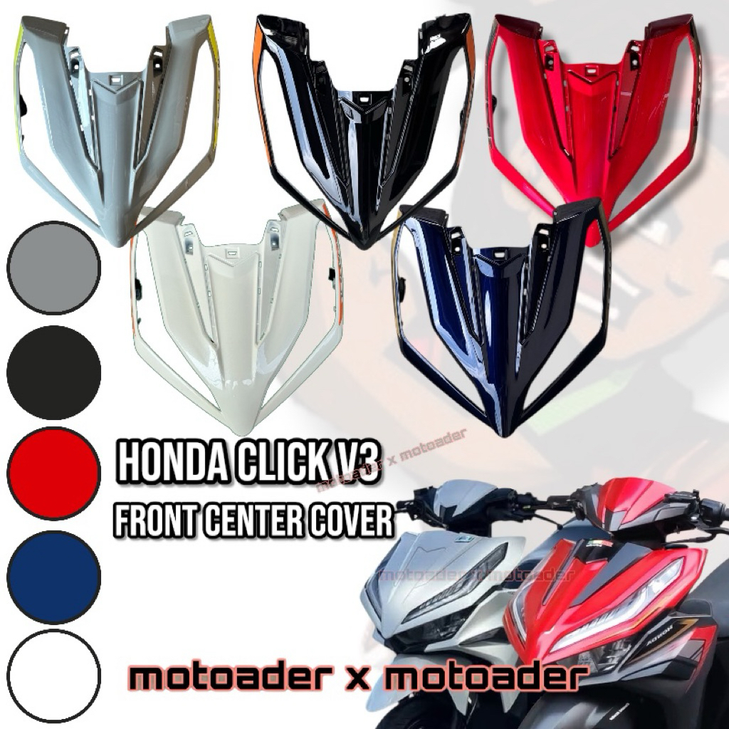 Honda Click V3 V4 Front Center Cover Panel Fairings Center Cover Honda ...