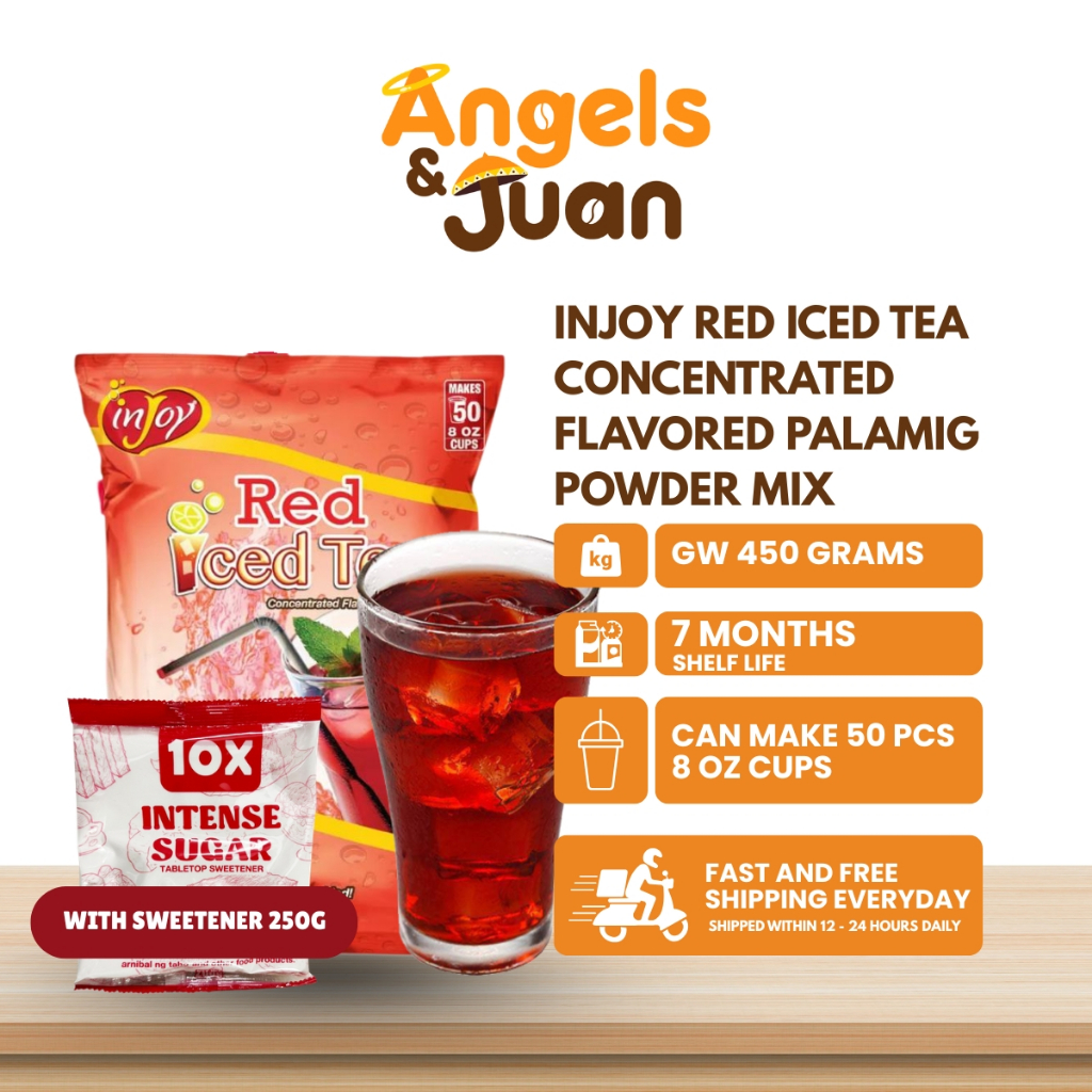 InJoy Red Iced Tea Concentrated Juice Palamig Powder 200g w/ Intense ...