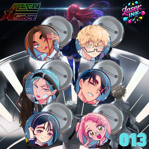 Alien Stage 013 Button Pin (44mm) | Custom Finish Badge | Webtoon ...