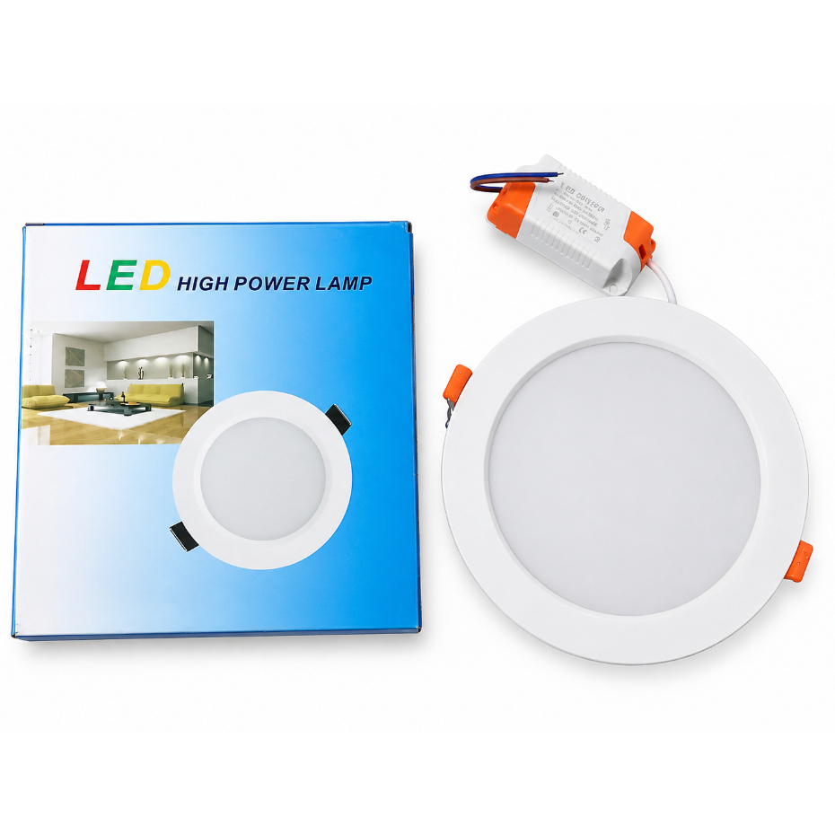 LED High Power Lamp Pin Light Round Tricolor 18W 7 inches size | Shopee ...