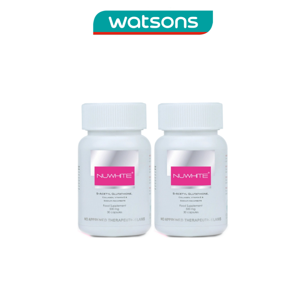 Nuwhite S-Acetyl Glutathione - 200mg of S-Acetyl Glutathione (30 capsules)  | Shopee Philippines