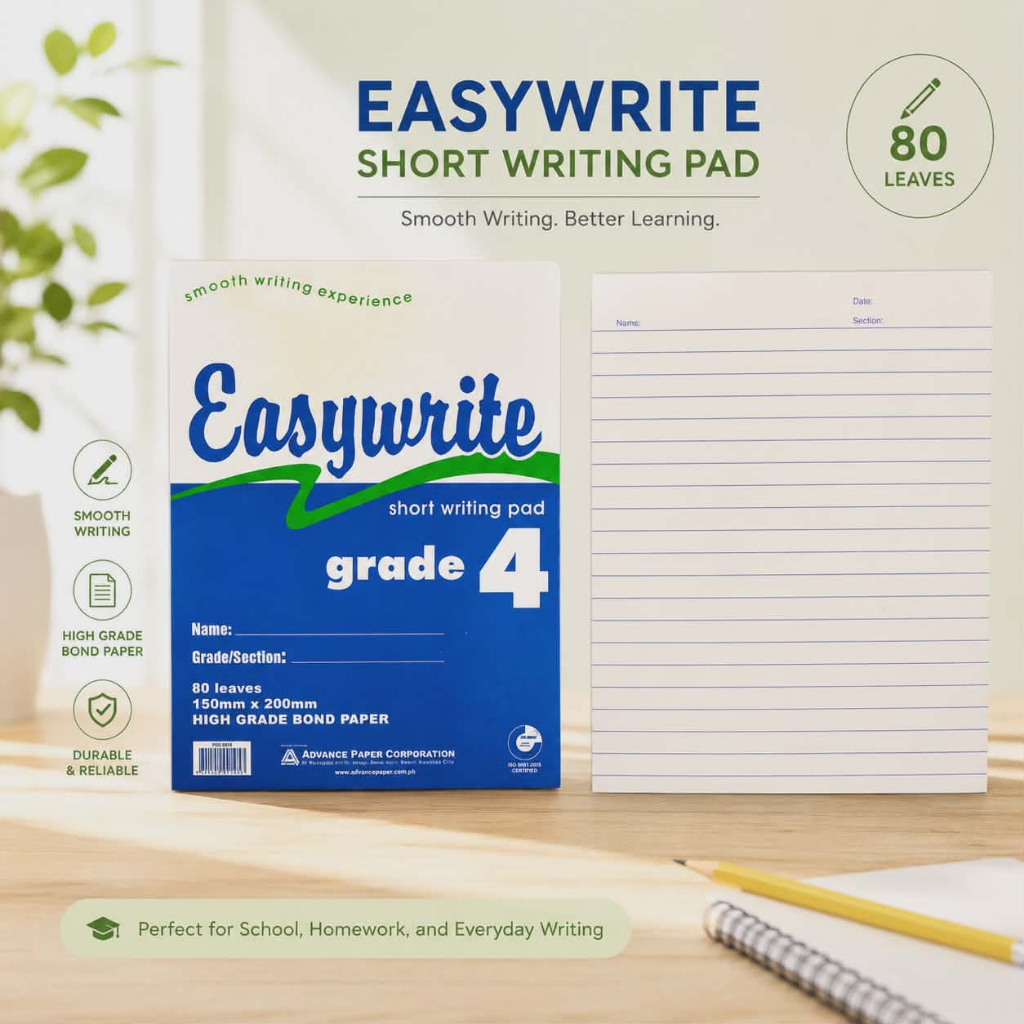 LINLAN NEW COD WRITING PAD GRADE 4 (MAGIC, DIAMOND, EXCELLENT AND ...