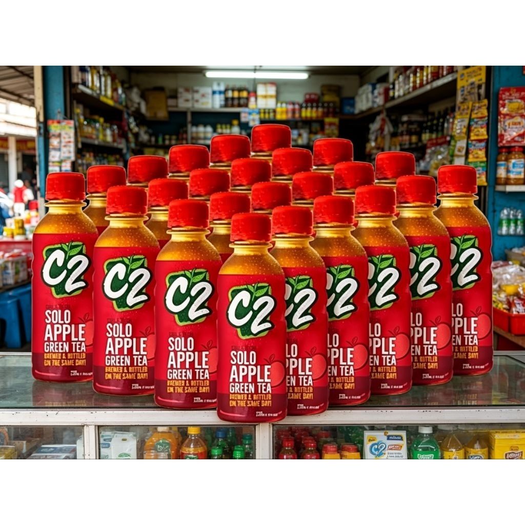 C2 Apple 230ml Refreshing Green Tea