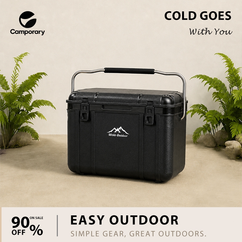 【Camporary】Cooler ice box insulated lunch box orocan cooler 26 liters ...