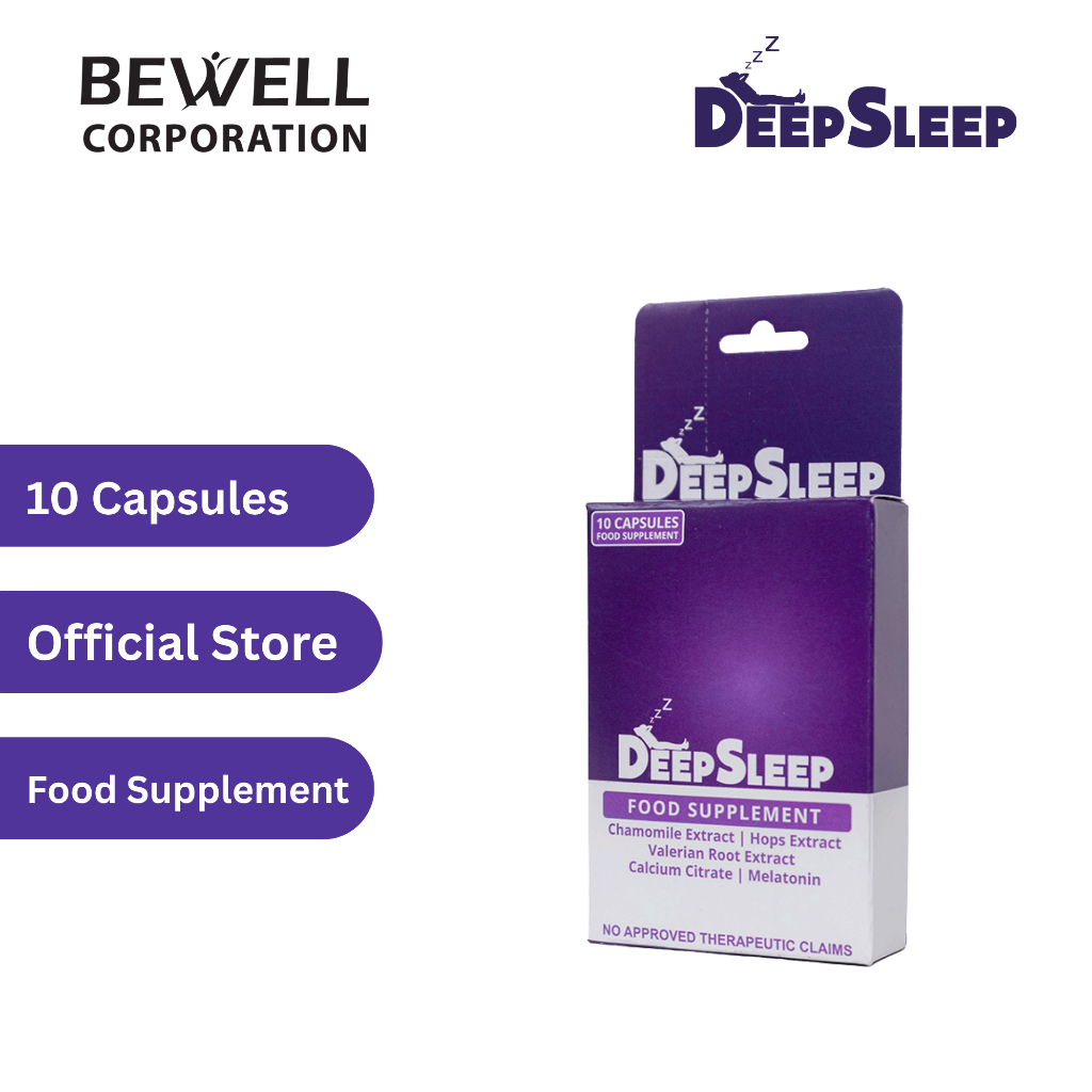 Deep Sleep Food Supplement 10 capsules | Shopee Philippines
