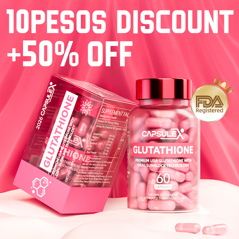 CAPSULEX Glutathione 60pcs | Skin Whitening, Brightening&Antioxidant Supplement
