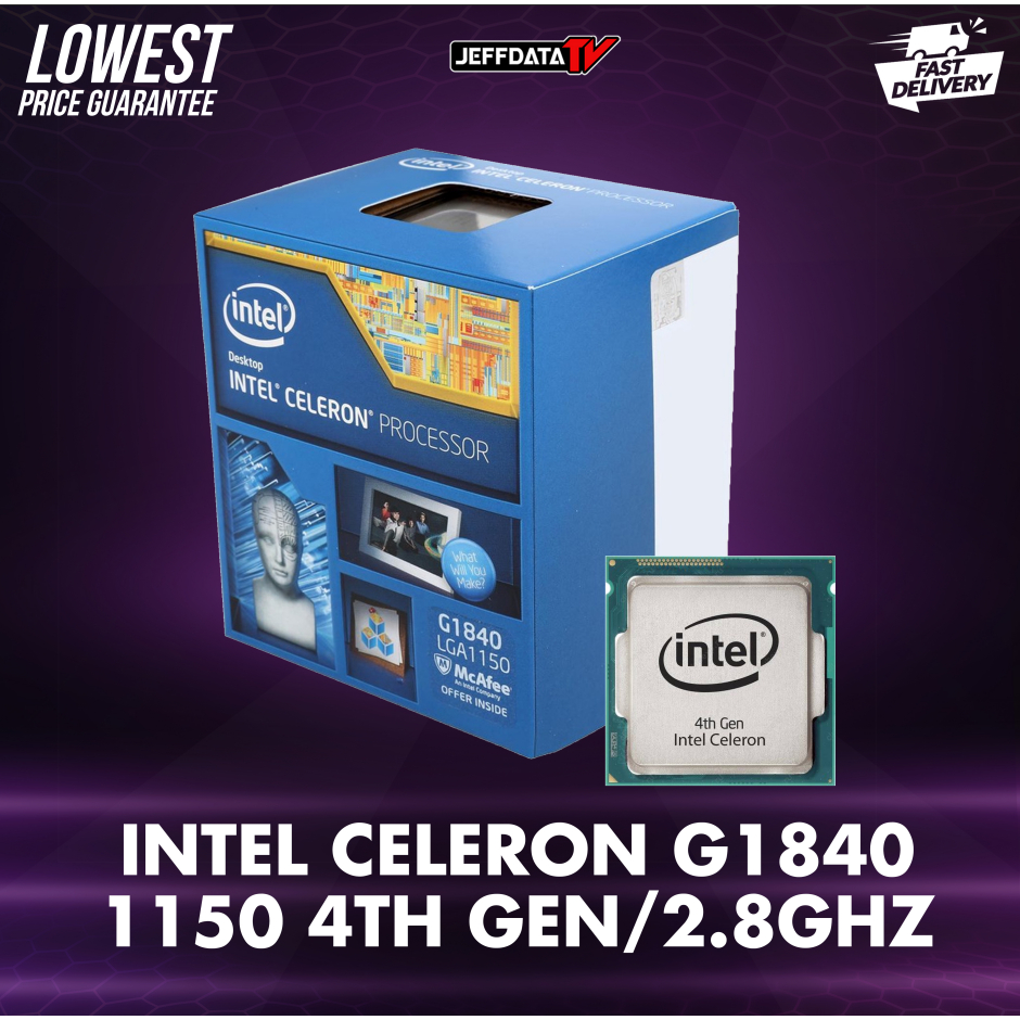 Processor Intel Celeron G1840 4th gen Socket 1150 Procie for desktop ...