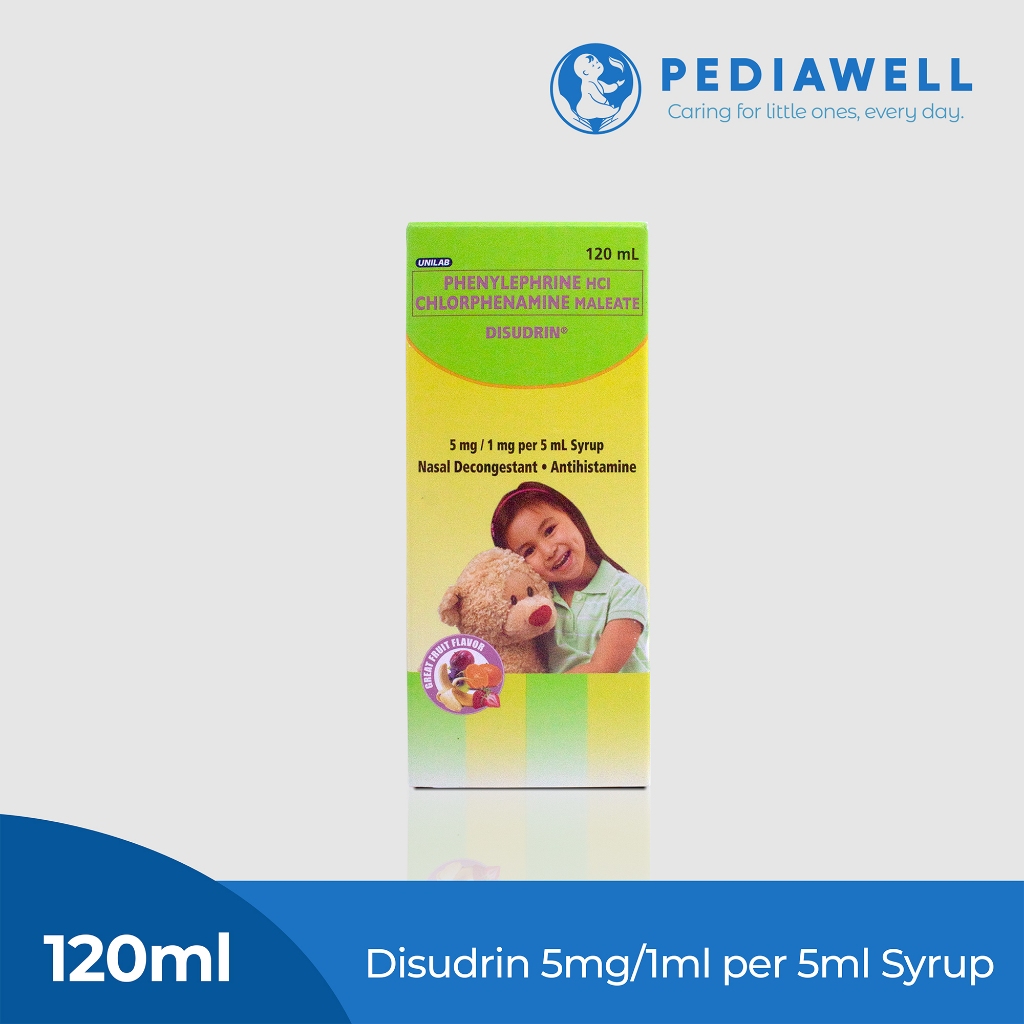 Disudrin Phenylephrine + Chlorphenamine Maleate Syrup for Nasal ...