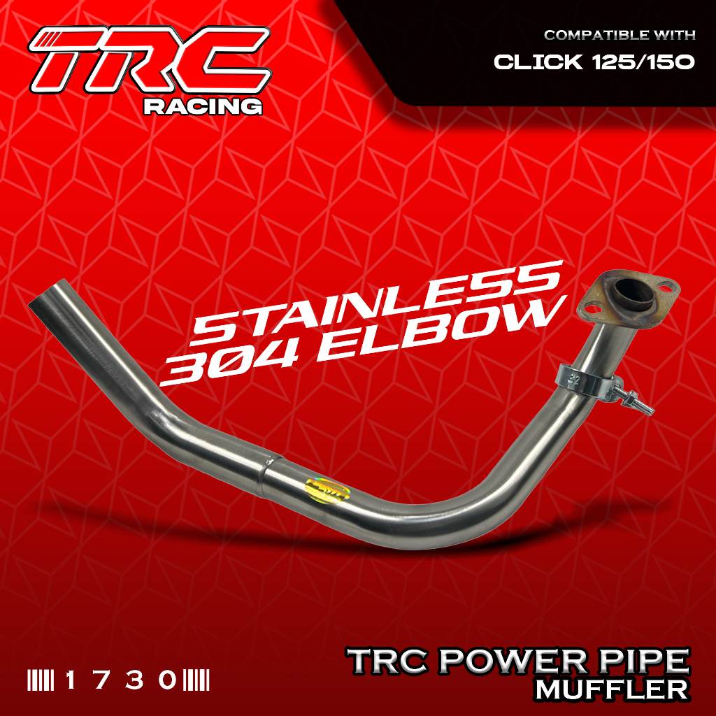 TRC Racing Power Pipe Honda Click v2 125 150 Muffler Exhaust LTO ...