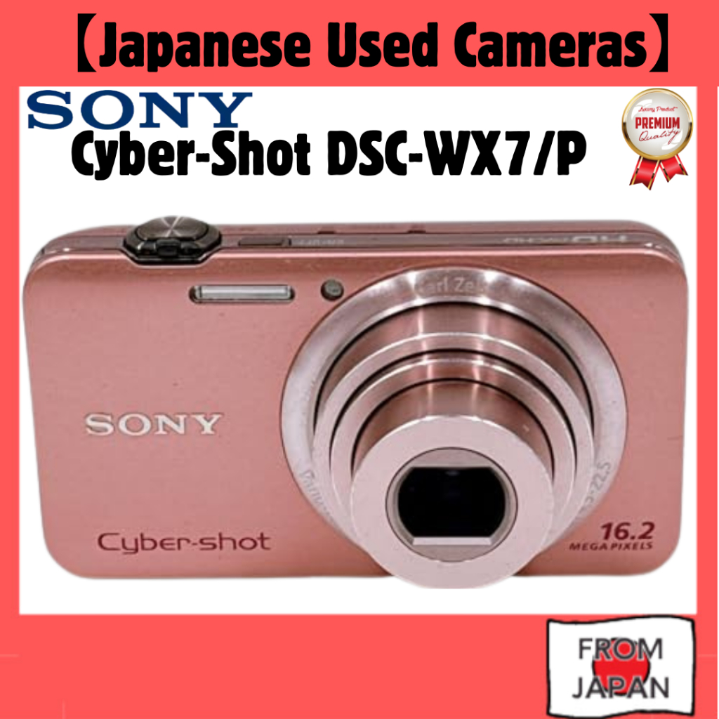 [No Battery] Sony Cyber-shot DSC-WX7 Pink Digital Camera Compact Y2K ...