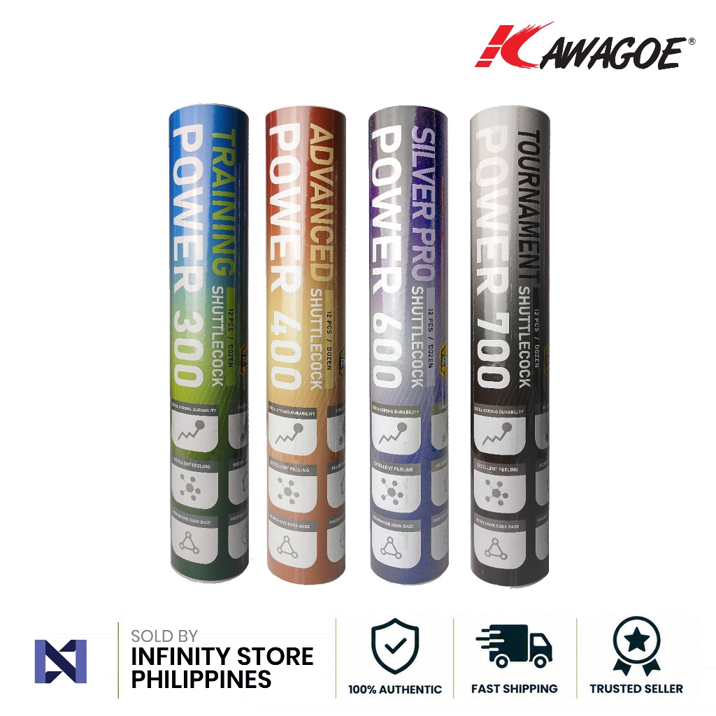 Kawagoe Power Level Badminton Feather Shuttlecock | Infinity Store PH ...