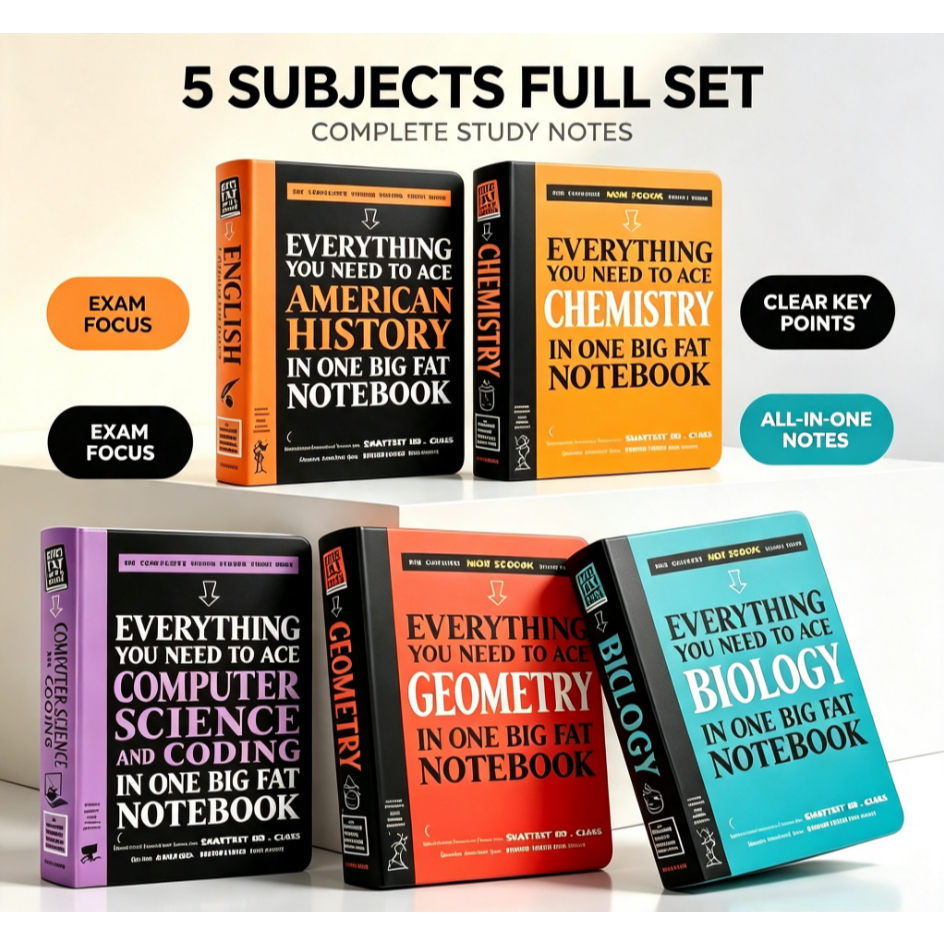 Everything You Need To Ace Books Notebook: The Complete Middle