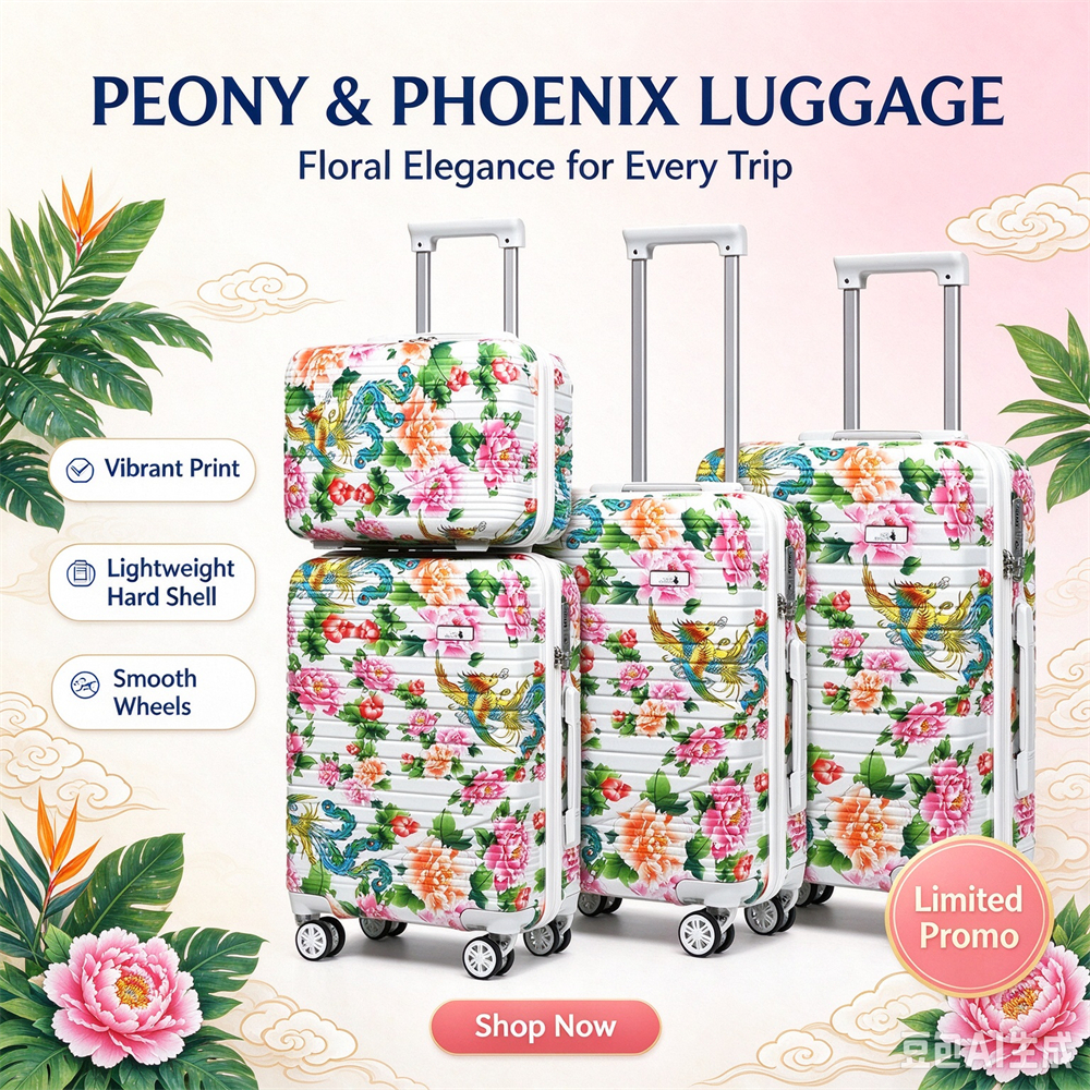 Sea Choice 14+20/24/28In Hard Suitcase Set Lightweight PC Luggage w ...
