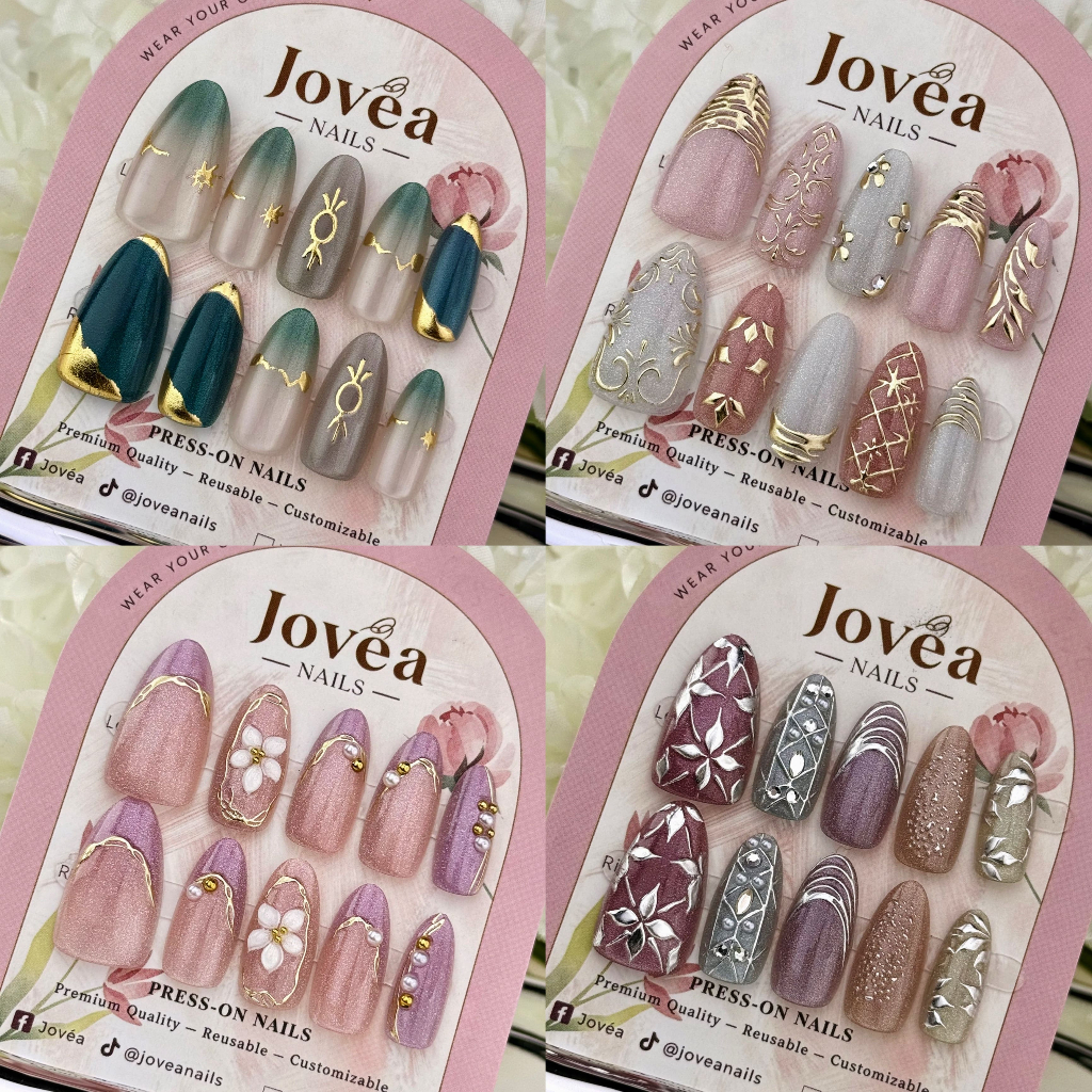 Long & Luxe Collection | Long Length Press On Nails Reusable Fake Nails ...