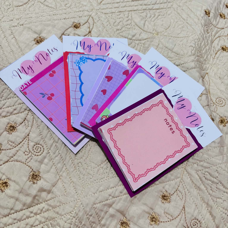 50 sheets sticky notes, 8 designs sticky notes, colorful sticky notes ...