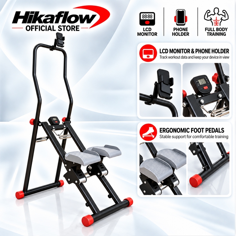 Foldable Master Climber Stair Stepper Climbing Machine Cardio Fitness ...