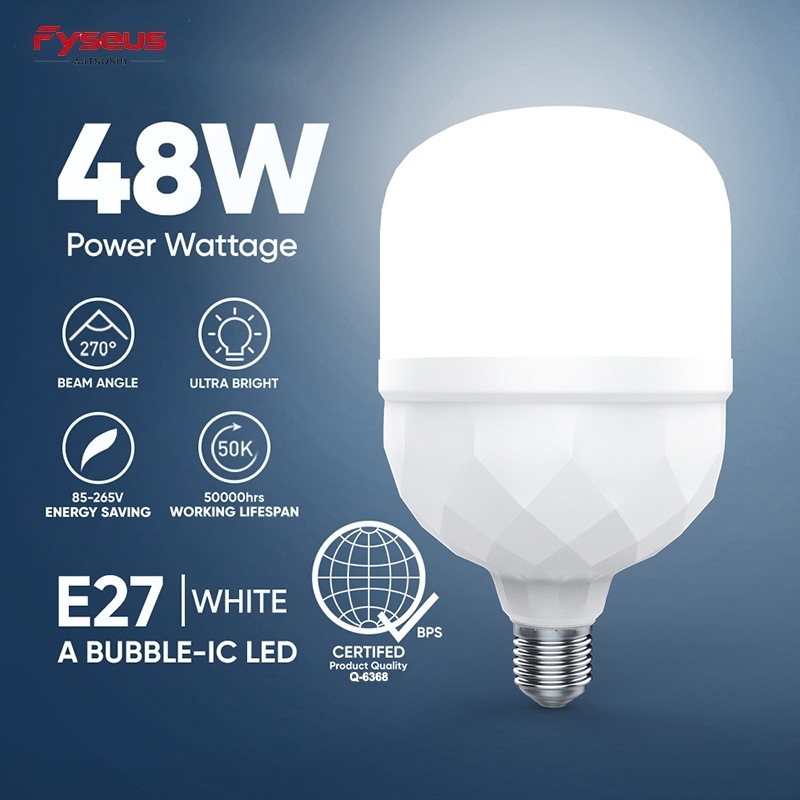 Fyseus by Mitsushi E27 Interface White Led Bulb 5W/9W/13W/18W/28W/38W ...