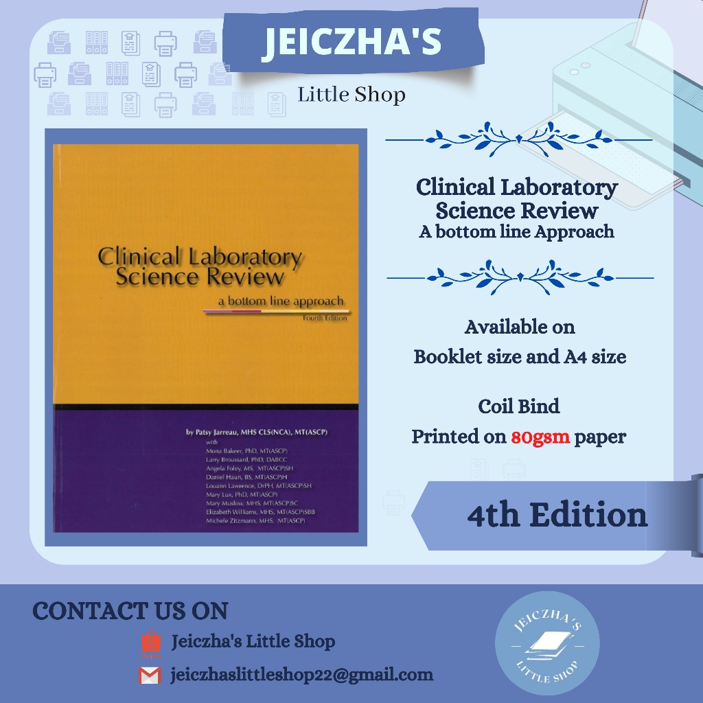 Clinical Laboratory Science Review: A Bottom Line Approach [4th Edition ...
