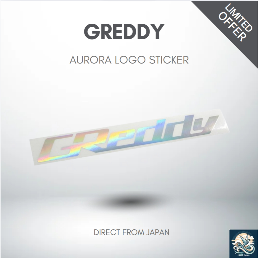 Trust GReddy Logo Sticker Aurora Version 18000094 [Direct from Japan ...