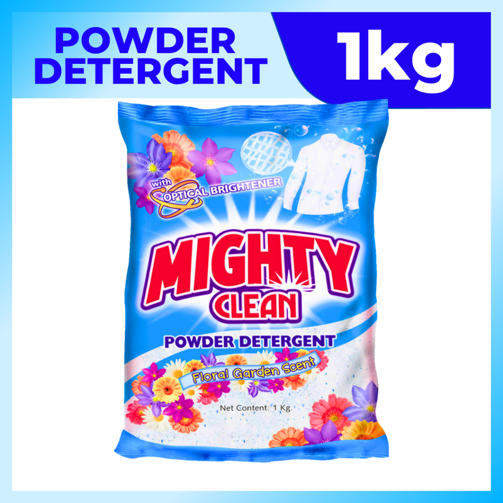 Mighty Clean Detergent Powder Original with Optical Brightener - Powder ...