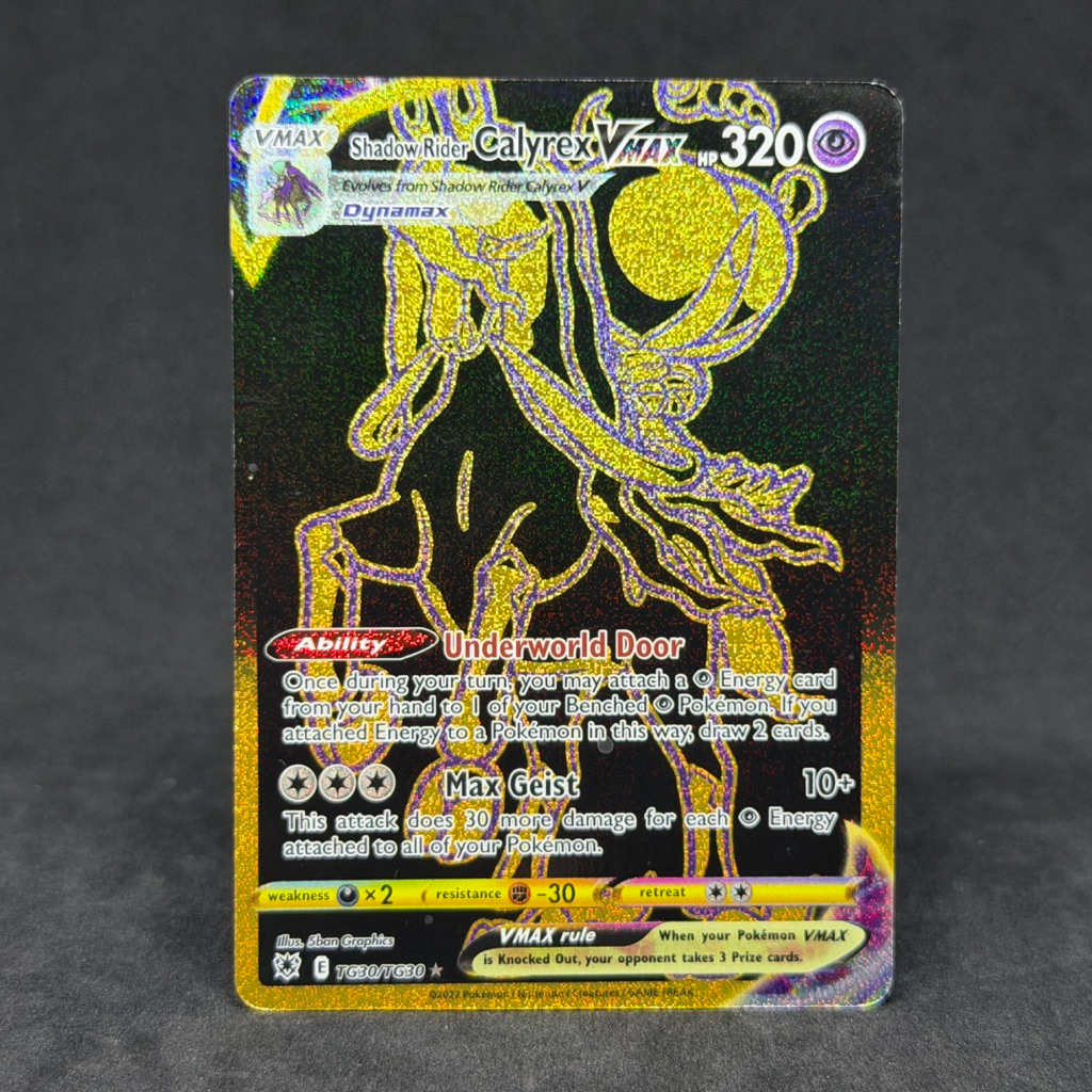 Pokemon TCG DMG Shadow Rider Calyrex VMAX Gold Ultra Rare TG30/TG30 2022  SwSh Astral Radiance | Shopee Philippines