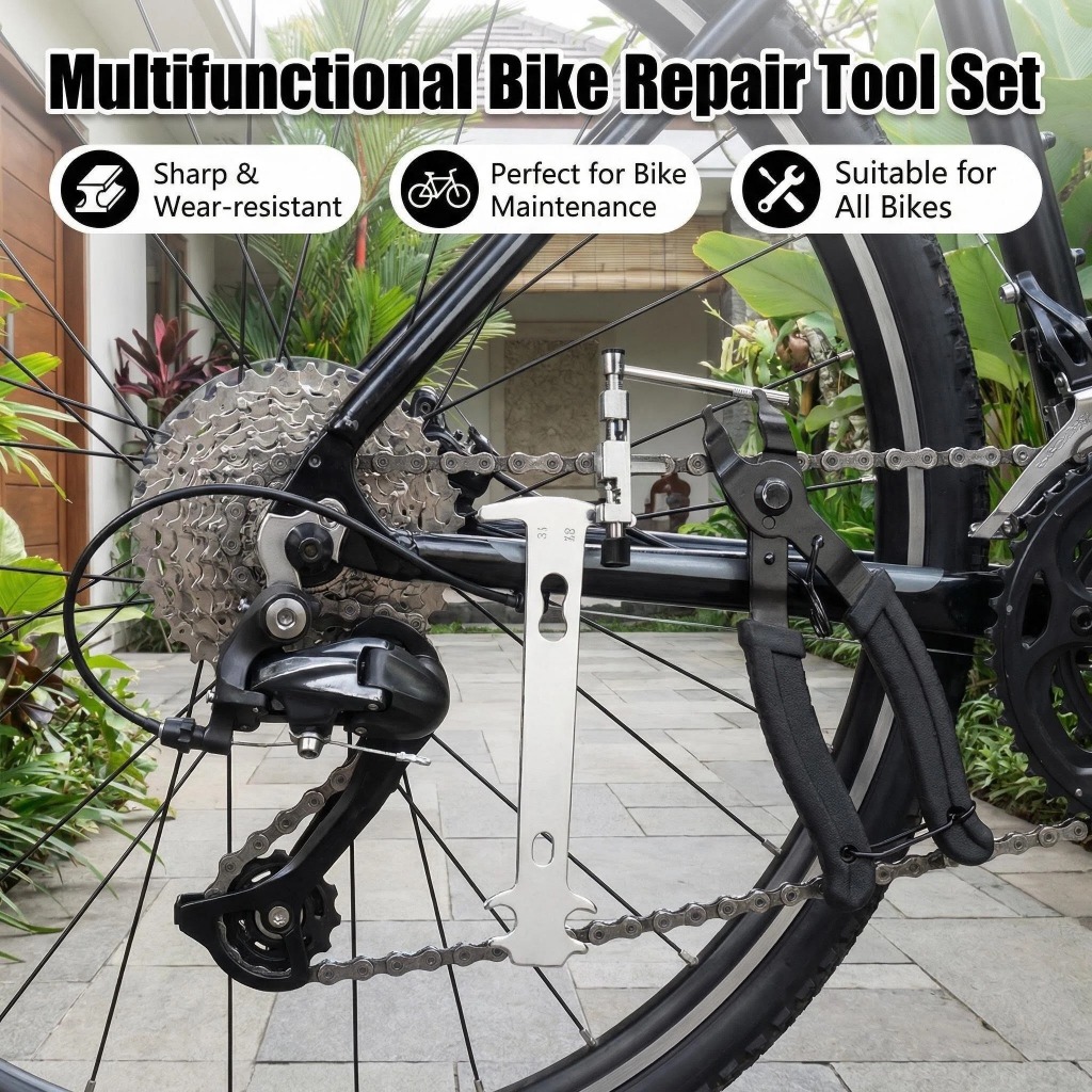 Bike Chain Missing Link Removal Plier Repair Chain Checker Breaker ...