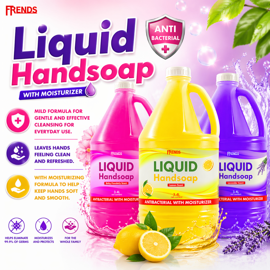 FRENDS Liquid Hand Soap 1 Gallon 9 Scents available | Shopee Philippines