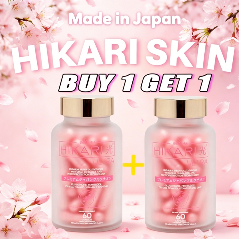 hikari ultra glutathione Want to be rejuvenated and glowing all day? Yan na i-Hikari mo! This supplement contains oral sunscreen as well as gIutathione to protect your skin from heat both inside and outside. # Hikari Ultra ON THE GO