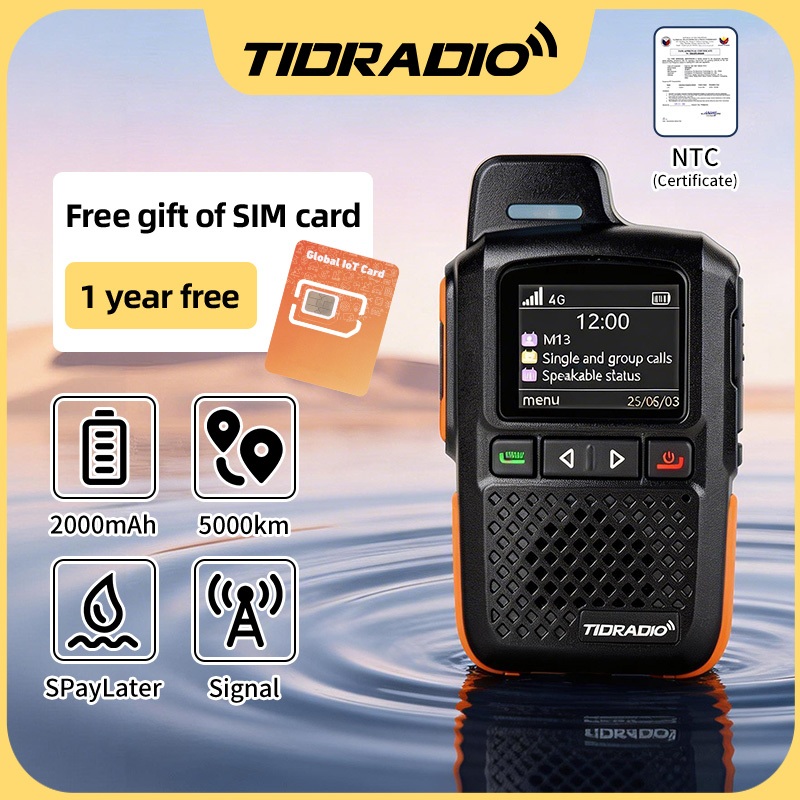 *NTC*1 Year Free TD M13 POC Radio Odmaster 4G walkie talkie net SIM ...
