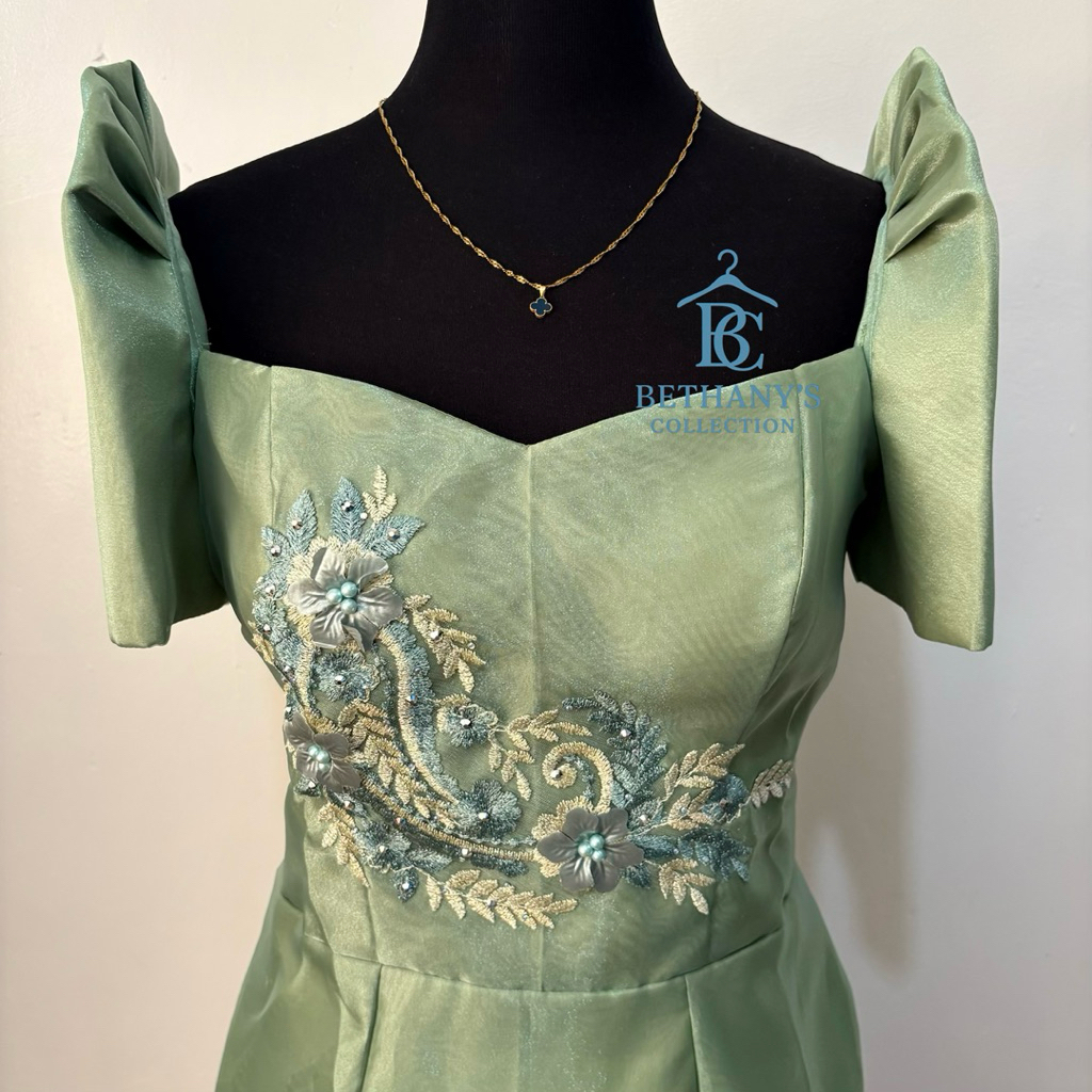 gauge81 green dress Gauge81 'naha short' Silk Dress main image 0