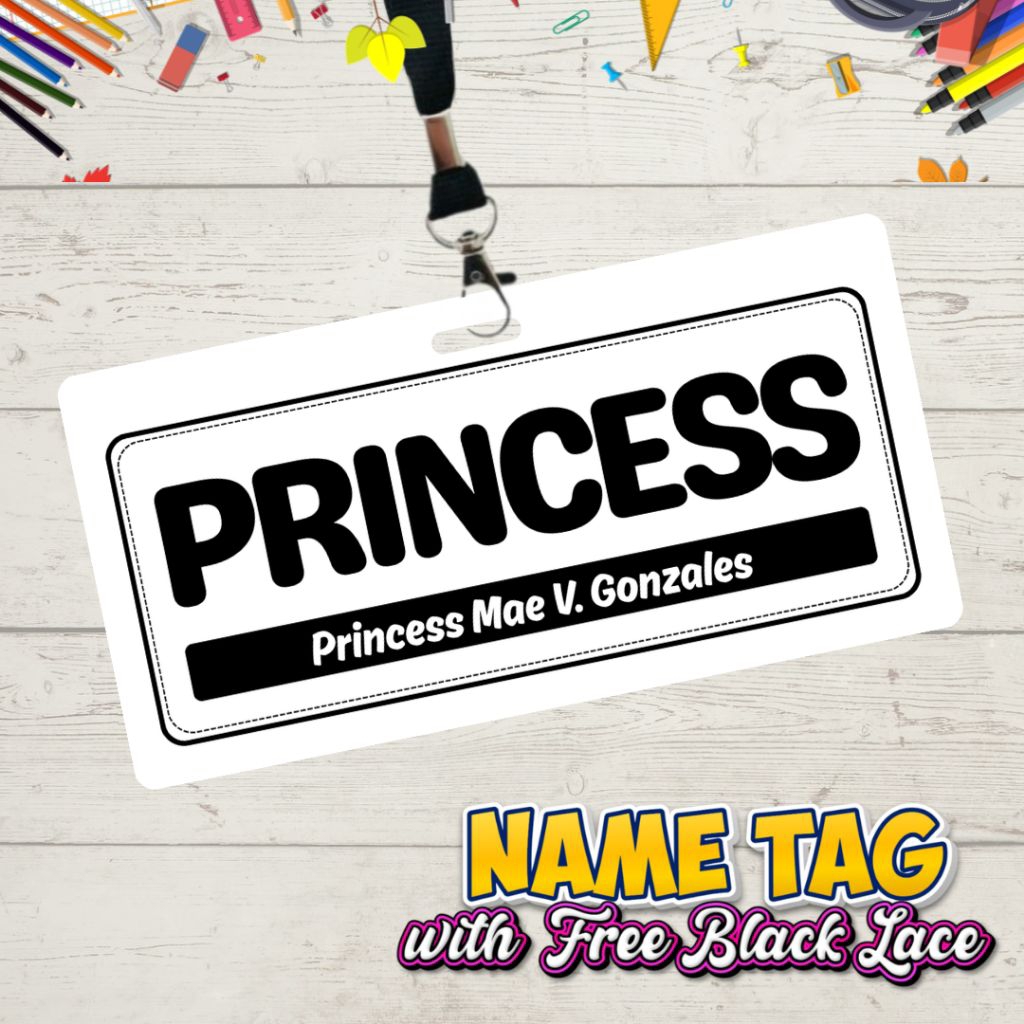 Personalized Minimalist Color-Coded PVC Name Tag | Shopee Philippines