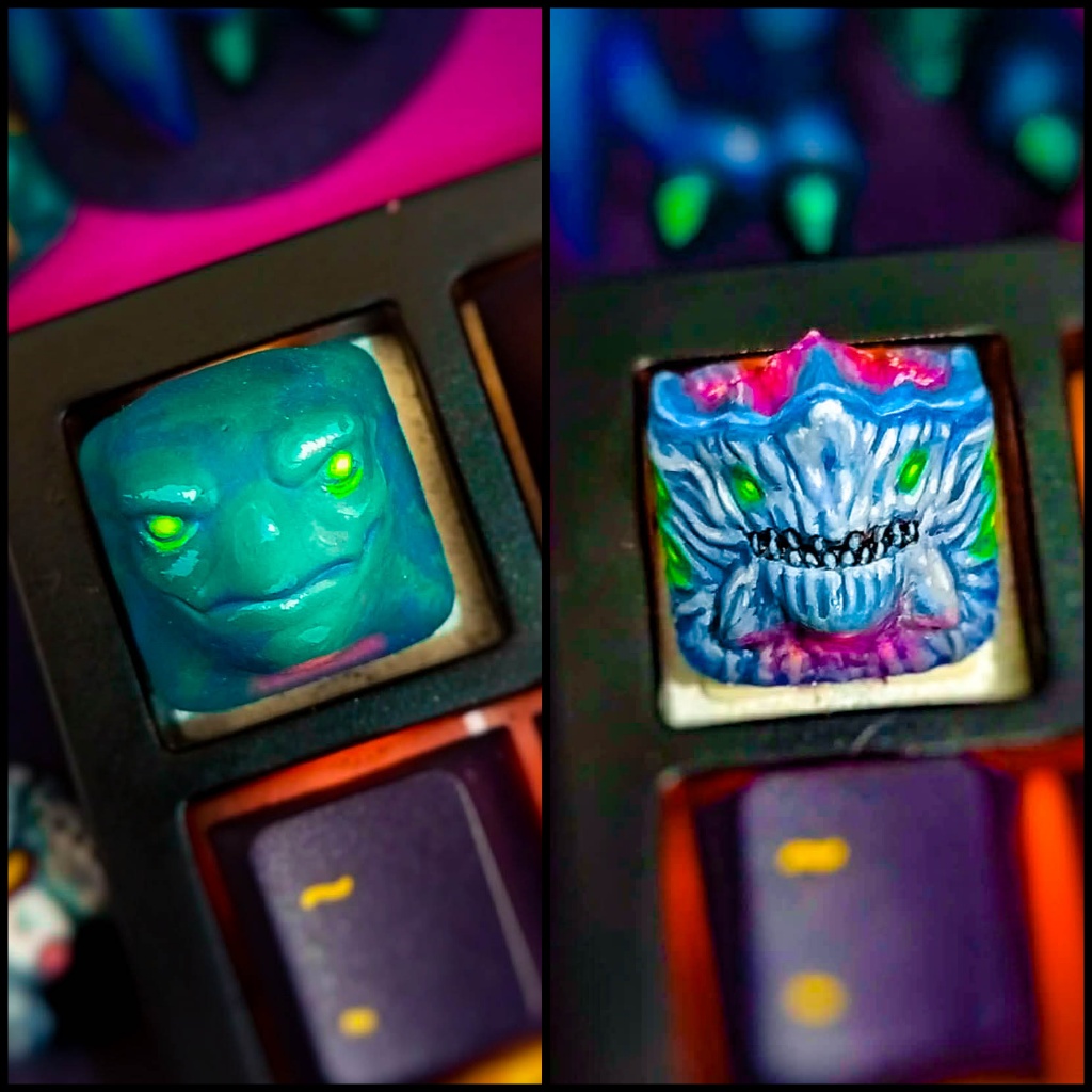 Morphling (Darktrench Stalker) Artisan Keycap by Moon Factory | Shopee ...