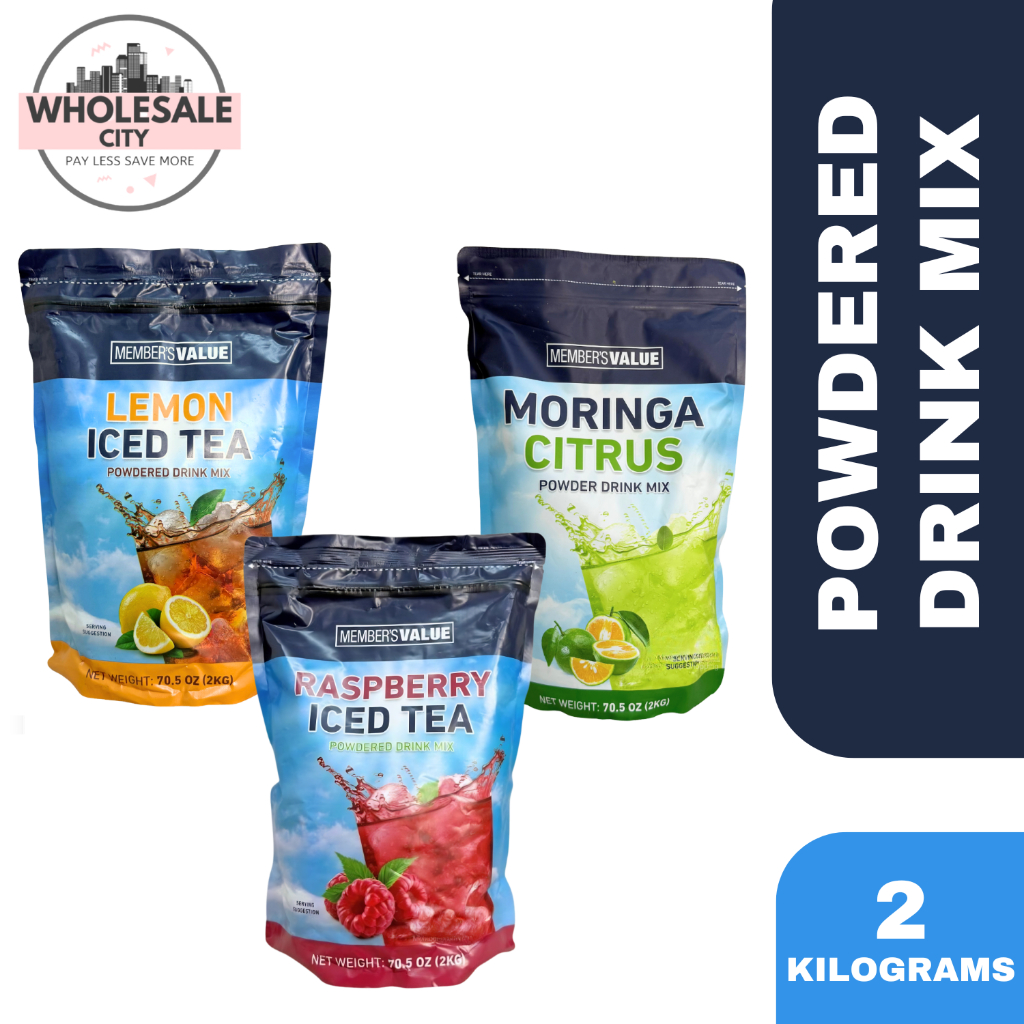 Member's Value LEMON ICED TEA/MORINGA CITRUS/RASPBERRY ICED TEA ...