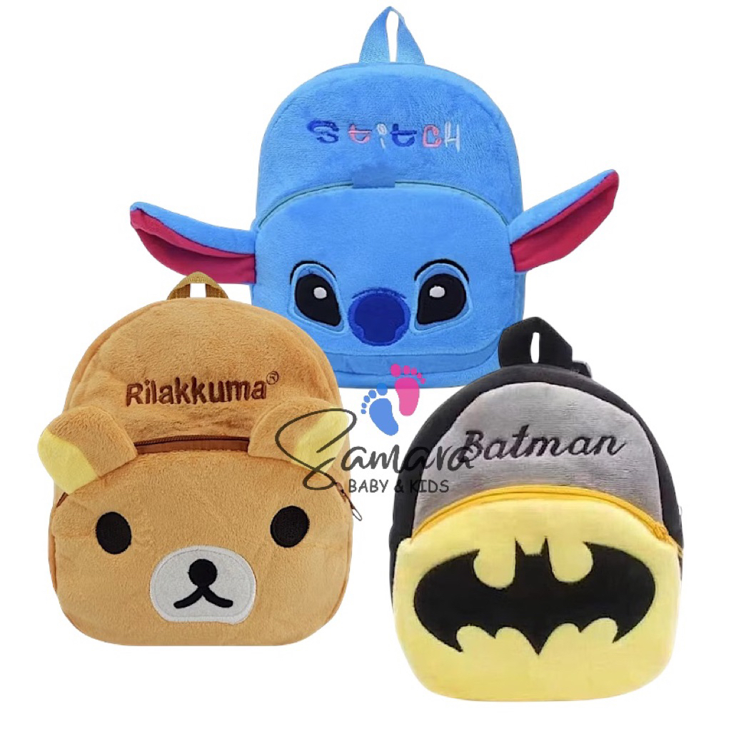 Samara Kids Character Cute Backpack | Bag | | Shopee Philippines