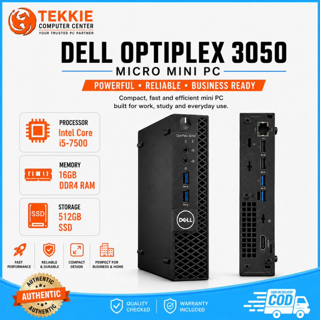 Dell OptiPlex 3050 Micro Mini PC Intel core i5-7500 (8GB RAM +