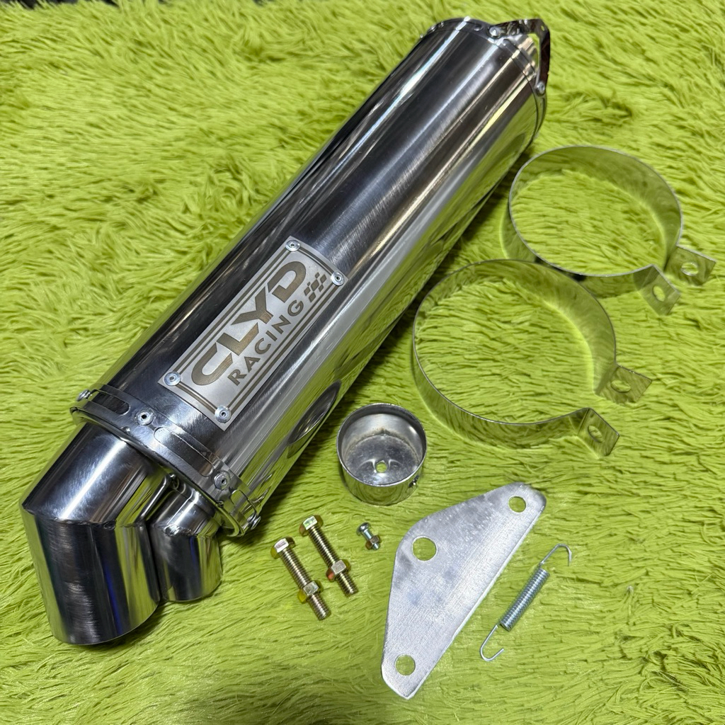 DUAL TIP CLYD RACING POWER PIPE (FOR CIRCUIT CONCEPT) | Shopee Philippines