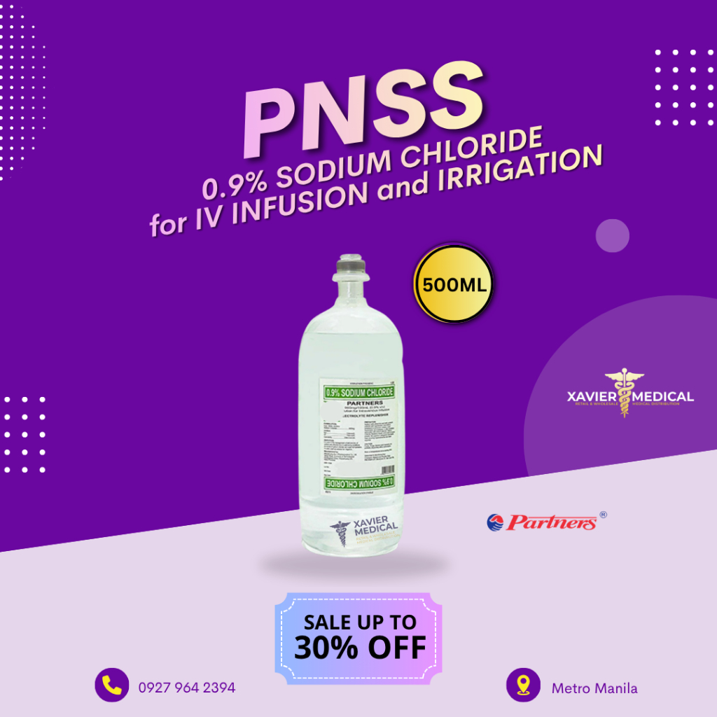 PARTNERS PNSS for IV Infusion and Irrigation l 500 ml l (Sold Per ...